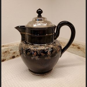 Alexandra Pottery Manning Bowman Burslem England Antique Coffeepot Teapot